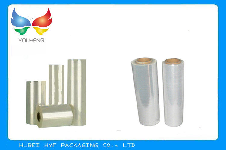 Heat Shrink Pvc Film Pembungkus Moisture Proof With Transparent / Light Yellow Colour