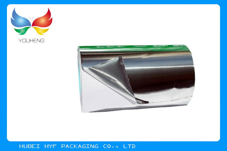 Kemasan High End Vakum Silver Metallic Paper Dengan Single Side Coating Untuk Label Botol Anggur Bir di 70gsm